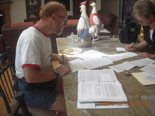 28 7b3. Adam signing papers to buy N8377W