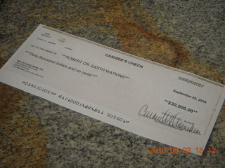 46 7b3. cheque for N8377W