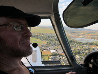 61 7b3. Adam flying N8377W in Oregon