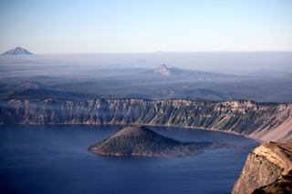 28 7b4. 7S5 to DVT trip - aerial - Oregon - Crater Lake