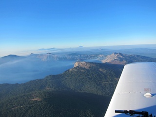30 7b4. 7S5 to DVT trip - aerial - Oregon - Crater Lake