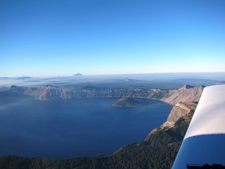 34 7b4. 7S5 to DVT trip - aerial - Oregon - Crater Lake