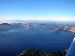 35 7b4. 7S5 to DVT trip - aerial - Oregon - Crater Lake