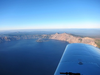 39 7b4. 7S5 to DVT trip - aerial - Oregon - Crater Lake