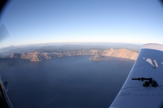 40 7b4. 7S5 to DVT trip - aerial - Oregon - Crater Lake