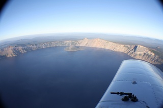 42 7b4. 7S5 to DVT trip - aerial - Oregon - Crater Lake