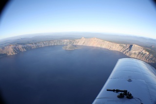43 7b4. 7S5 to DVT trip - aerial - Oregon - Crater Lake