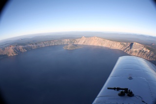 44 7b4. 7S5 to DVT trip - aerial - Oregon - Crater Lake