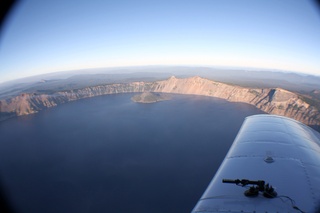 45 7b4. 7S5 to DVT trip - aerial - Oregon - Crater Lake
