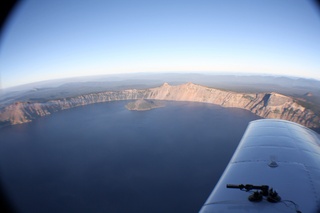 47 7b4. 7S5 to DVT trip - aerial - Oregon - Crater Lake