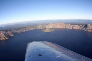 53 7b4. 7S5 to DVT trip - aerial - Oregon - Crater Lake