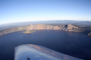 54 7b4. 7S5 to DVT trip - aerial - Oregon - Crater Lake
