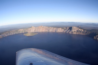 55 7b4. 7S5 to DVT trip - aerial - Oregon - Crater Lake