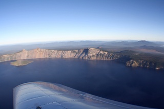 56 7b4. 7S5 to DVT trip - aerial - Oregon - Crater Lake