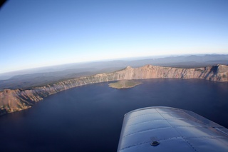 57 7b4. 7S5 to DVT trip - aerial - Oregon - Crater Lake