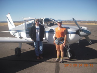 Adam flying N8377W in Oregon