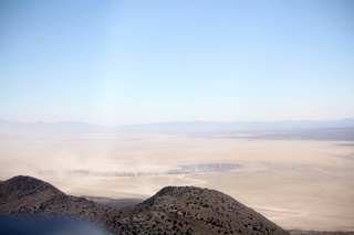 7S5 to DVT trip - aerial - Nevada - Black Rock City - Burning Man