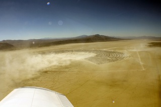 7S5 to DVT trip - aerial - Nevada - Black Rock City - Burning Man