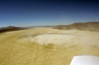 7S5 to DVT trip - aerial - Nevada - Black Rock City - Burning Man