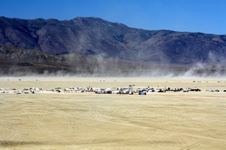 7S5 to DVT trip - aerial - Nevada - Black Rock City - Burning Man