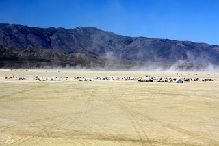 7S5 to DVT trip - aerial - Nevada - Black Rock City - Burning Man