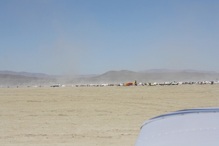 7S5 to DVT trip - aerial - Nevada - Black Rock City - Burning Man airstrip