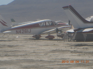 7S5 to DVT trip - Nevada - Black Rock City - Burning Man - N4372J-style Cherokee