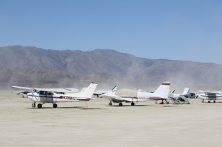 7S5 to DVT trip - Nevada - Black Rock City - Burning Man - airplanes