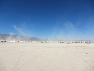 7S5 to DVT trip - Nevada - Black Rock City - Burning Man 'Customs' official during an 'interrogation'