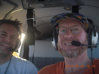 Adam flying N8377W in Oregon