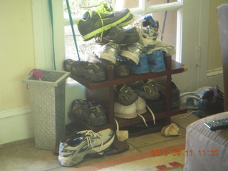 CHS XC 2010 - pile of running shoes