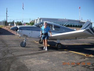 123 7bg. N8377W and Adam at Payson (PAN)