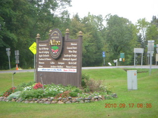 Afton run - Afton sign