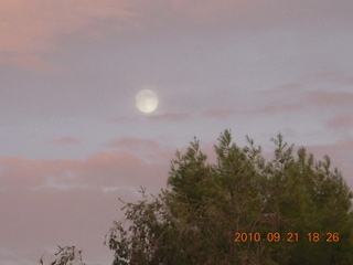 full moon seen from Pleasant Run Court