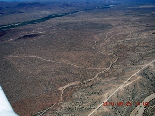 184 7br. Alamo Lake run - aerial