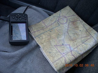 GPS and paper chart