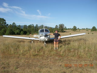 130 7c2. N8377W and Adam at Negrito fly-in