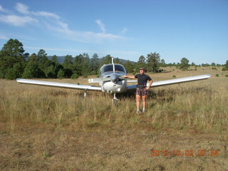 131 7c2. N8377W and Adam at Negrito fly-in