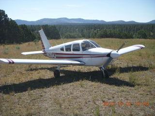 N6354J Cherokee at Me-Own airstrip