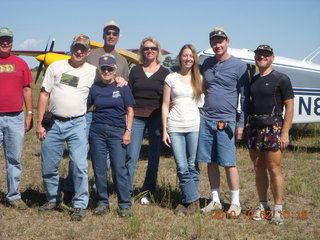 Me-Own airstrip ad-hoc fly-in group photo