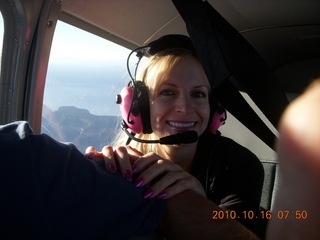 Sean, Kristina, Adam flying in N8377W