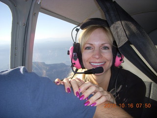 Sean, Kristina, Adam flying in N8377W