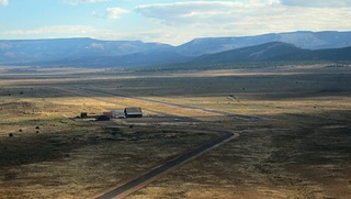 Sean's Bryce Canyon photos - airport from the air