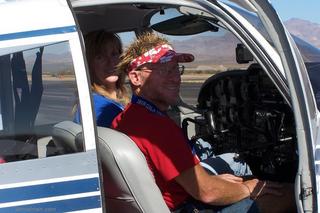 188 7cw. Safford fly-in and half marathon - Ken's photo - Bonnie and Adam in N8377W