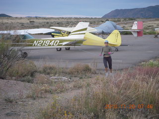Elizabeth running at Bagdad Airport (E51)