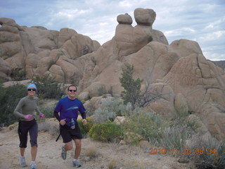 Elizabeth and Dave running at Bagdad