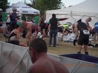 Arizona Ironman first transition