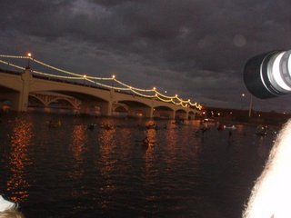 Dan High's photo - Arizona Ironman - Mill Street bridge before start