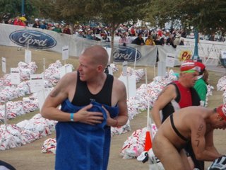 Dan High's photo - Arizona Ironman  first transition - Jon Tracy