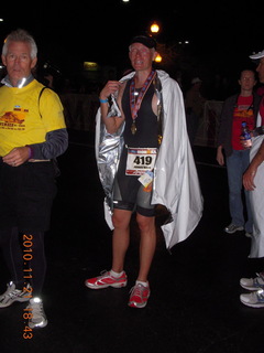 Arizona Ironman - Jon Tracy running after dark